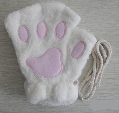 Winter Cover Paw Bear Cat Claw Gloves