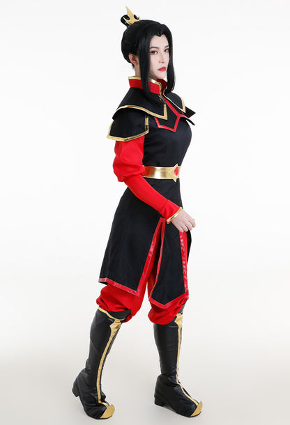 Ancient Chinese Style Combat Suit Fighting Suit FullSet with Headwear Cape and Leg Warmer