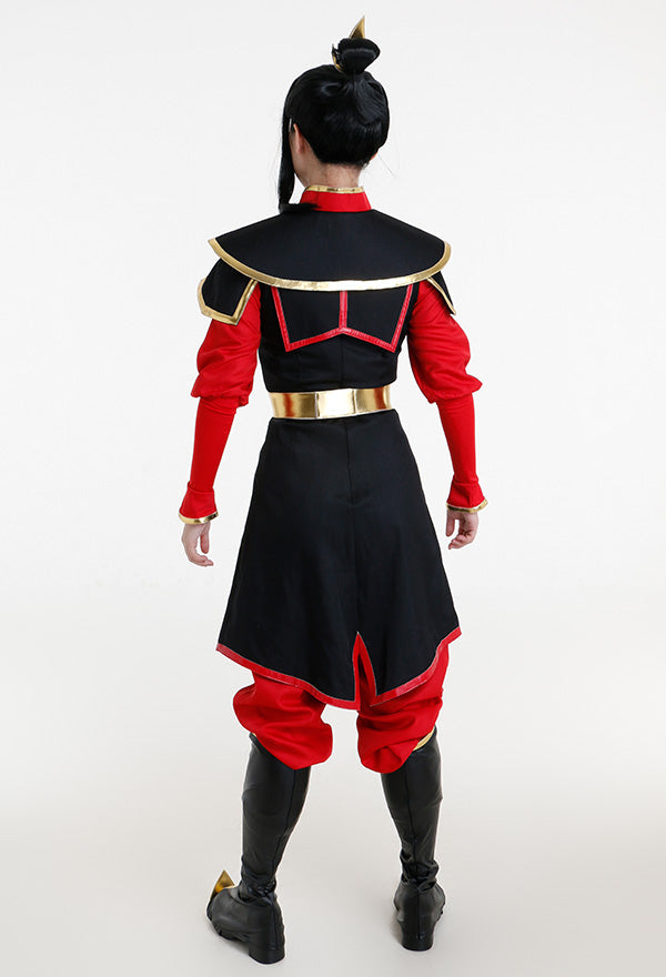 Ancient Chinese Style Combat Suit Fighting Suit FullSet with Headwear Cape and Leg Warmer