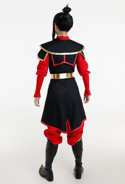 Ancient Chinese Style Combat Suit Fighting Suit FullSet with Headwear Cape and Leg Warmer