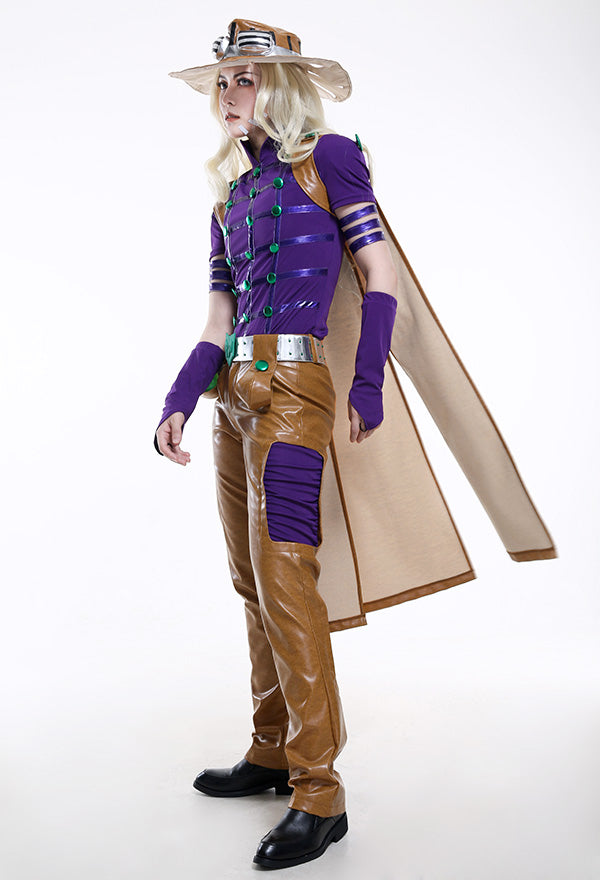 Spin Master Gyro Zeppeli Cosplay Costume Full Set with Hat and Cloak