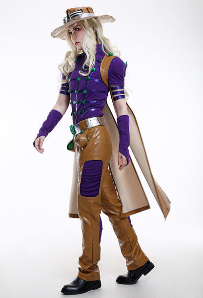 Spin Master Gyro Zeppeli Cosplay Costume Full Set with Hat and Cloak