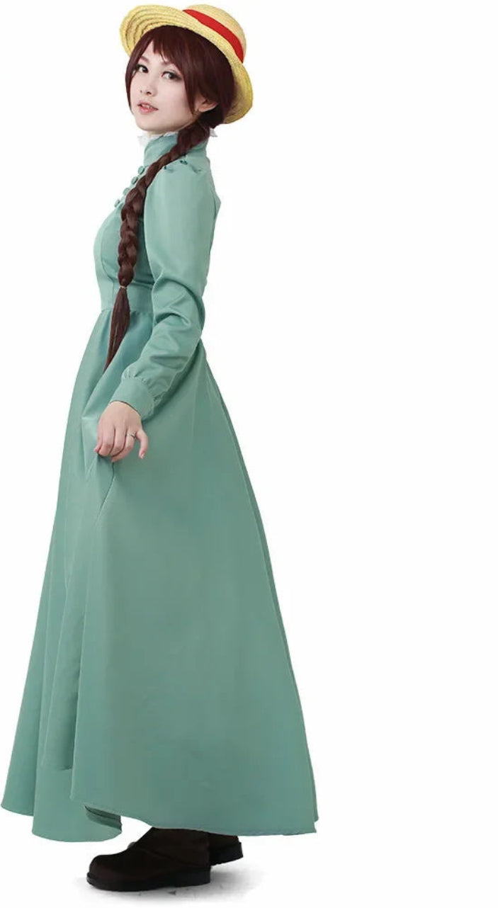 Sophie Hatter Long Dress Cosplay Costume