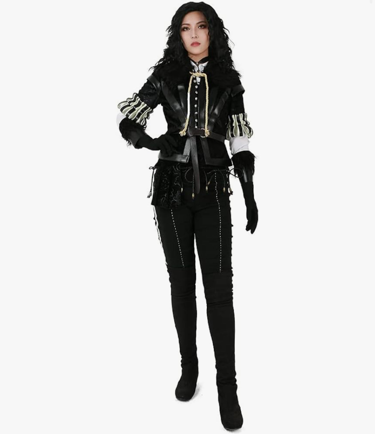 Jacket Pants and Accessories for Witch Cosplay Costume