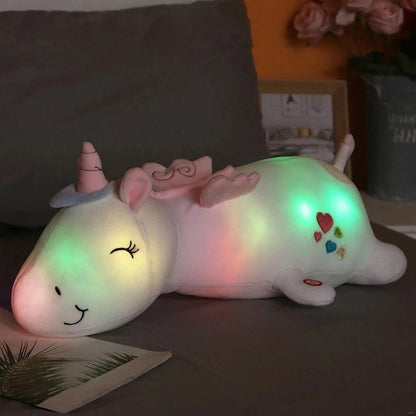 Cute Glowing LED Unicorn Plush Toy