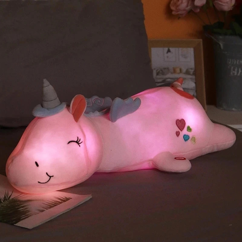 Cute Glowing LED Unicorn Plush Toy