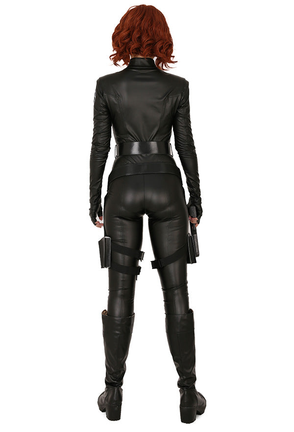 Black Widow Cosplay Costume Jumpsuit Bodysuit