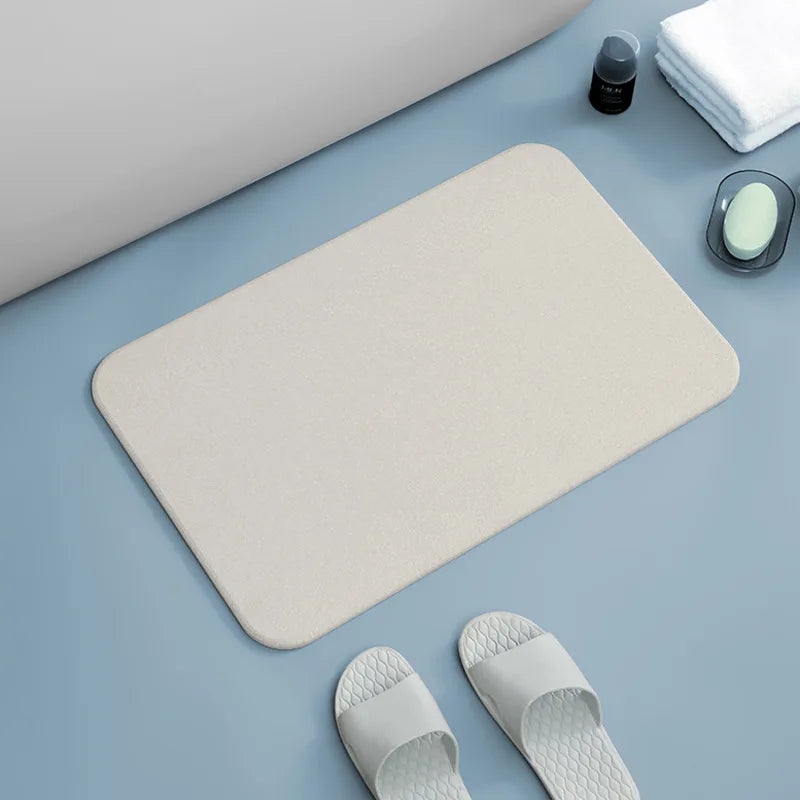 Absorbent Anti-Slip Bathroom Bath Mat – Quick Drying Shower Rug