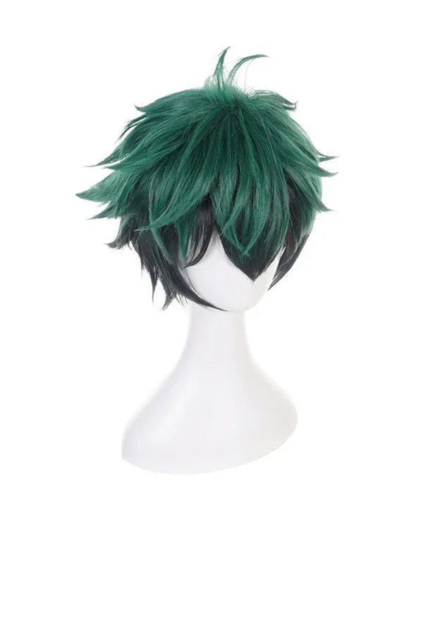 Anime wig for Hero Cosplay Green Wig