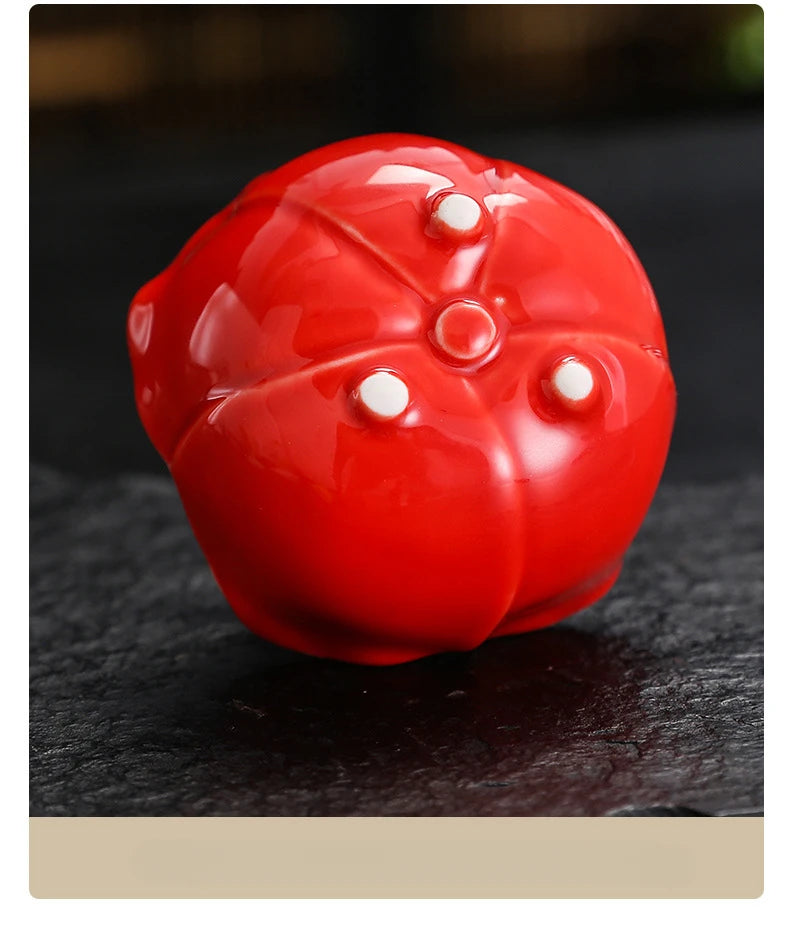 Rose Shape Butterfly Ceramic Tea Sealed Storage Tea Caddy Small Candy Jar Seasoning Storage Kitchen Container