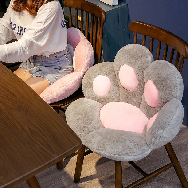 Kawaii Plush Bear Paw Chair Sofa Cushion Paw Pillow