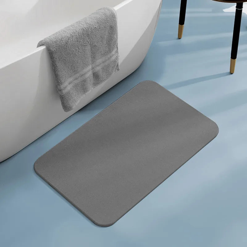 Absorbent Anti-Slip Bathroom Bath Mat – Quick Drying Shower Rug