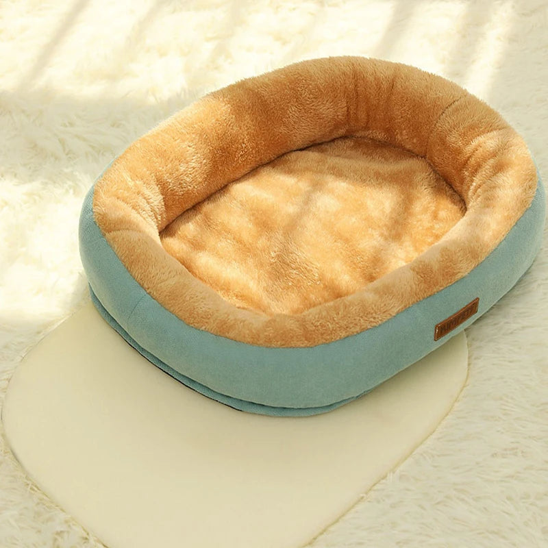 Pet Bed Non-Slip Dog Kennel Sleeping Removable Washable Cushion