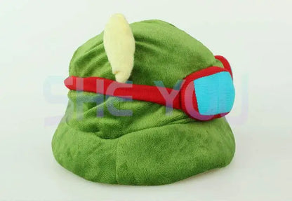 Game LOL Swift Scout Teemo Cosplay Hat High Quality Plush Teemo Cap